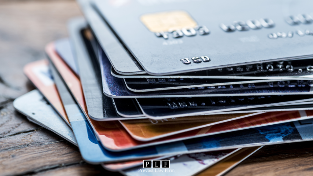 Credit cards are just one form of unsecured debt.